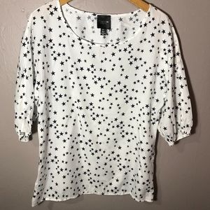 GAP + Alice Ritter Star Print Shirt Size S